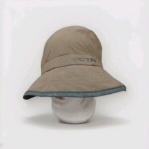 CTR Pack It Adults Brown Bucket Hat Camping Outdoors Hiking‎ Casual Nylon L/XL